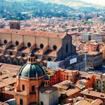 Veduta della città di Bologna