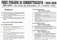 Manifesto fascista